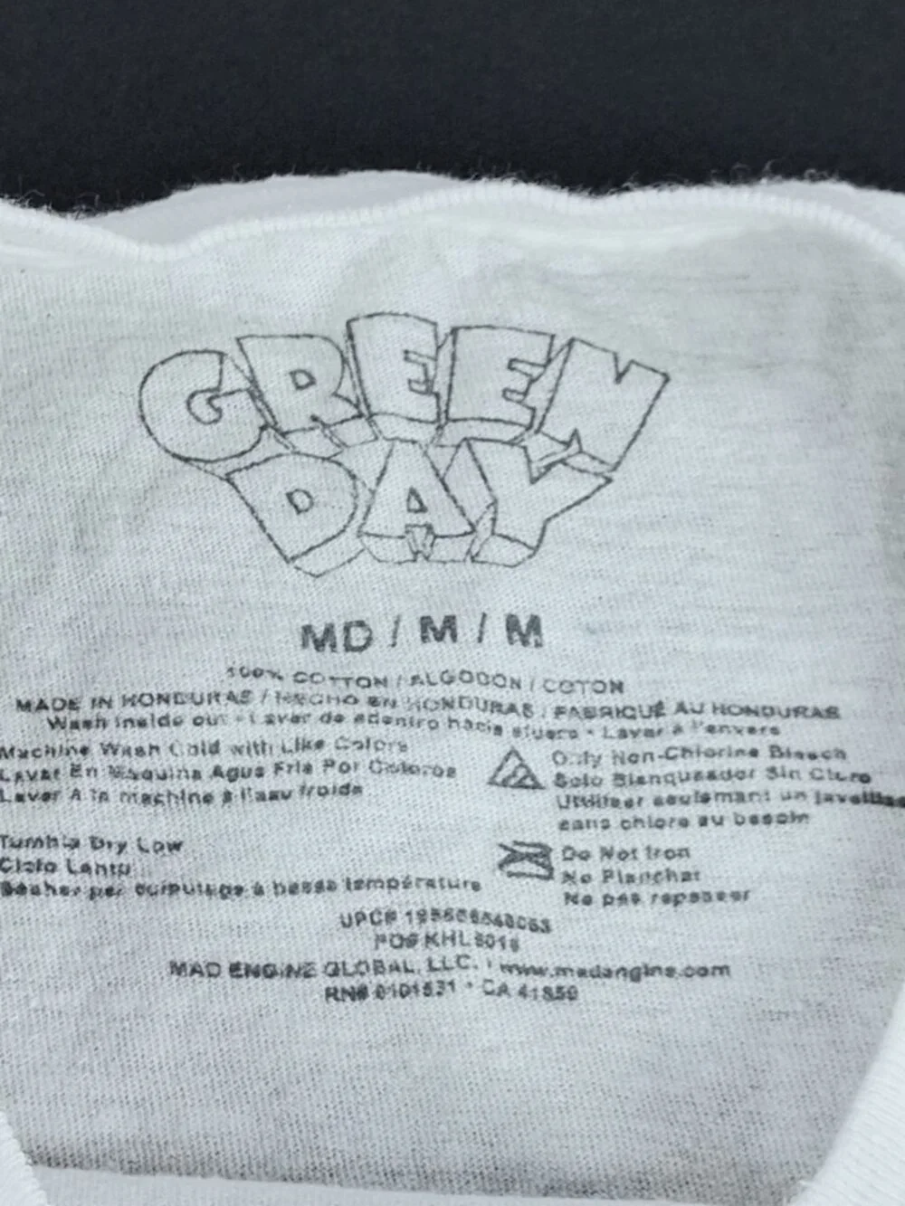 Green Day Band Dookie Album T-Shirt White Short Sleeve Cotton Size M - Picture 11 of 13